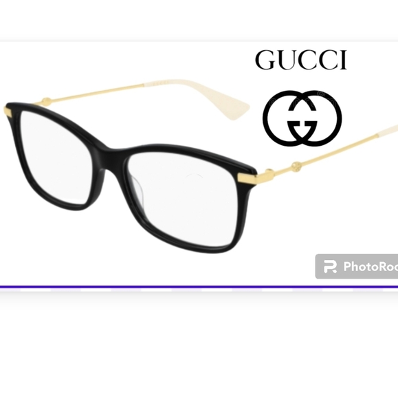 Gucci Other - GUCCI EYEGLASSES FRAMES Model: GG0112OA BLACK AND GOLD PRESCRIPTION READY
